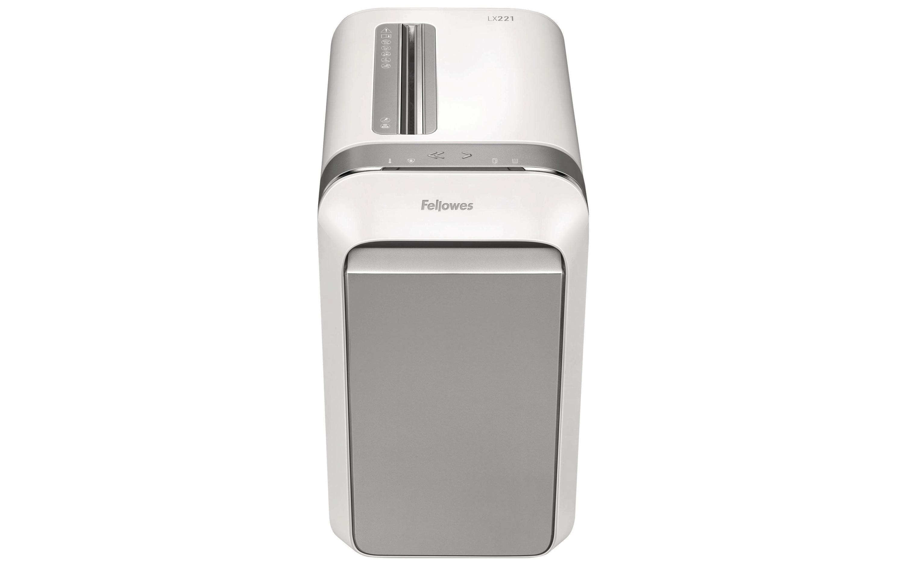 Aktenvernichter LX221 P-5, 20 Seiten, Weiss<br>Papierschredder