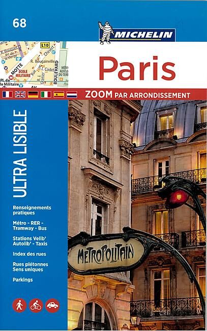 MICHELIN - 68 PARIS ZOOM PAR ARRONDISSEMENT
