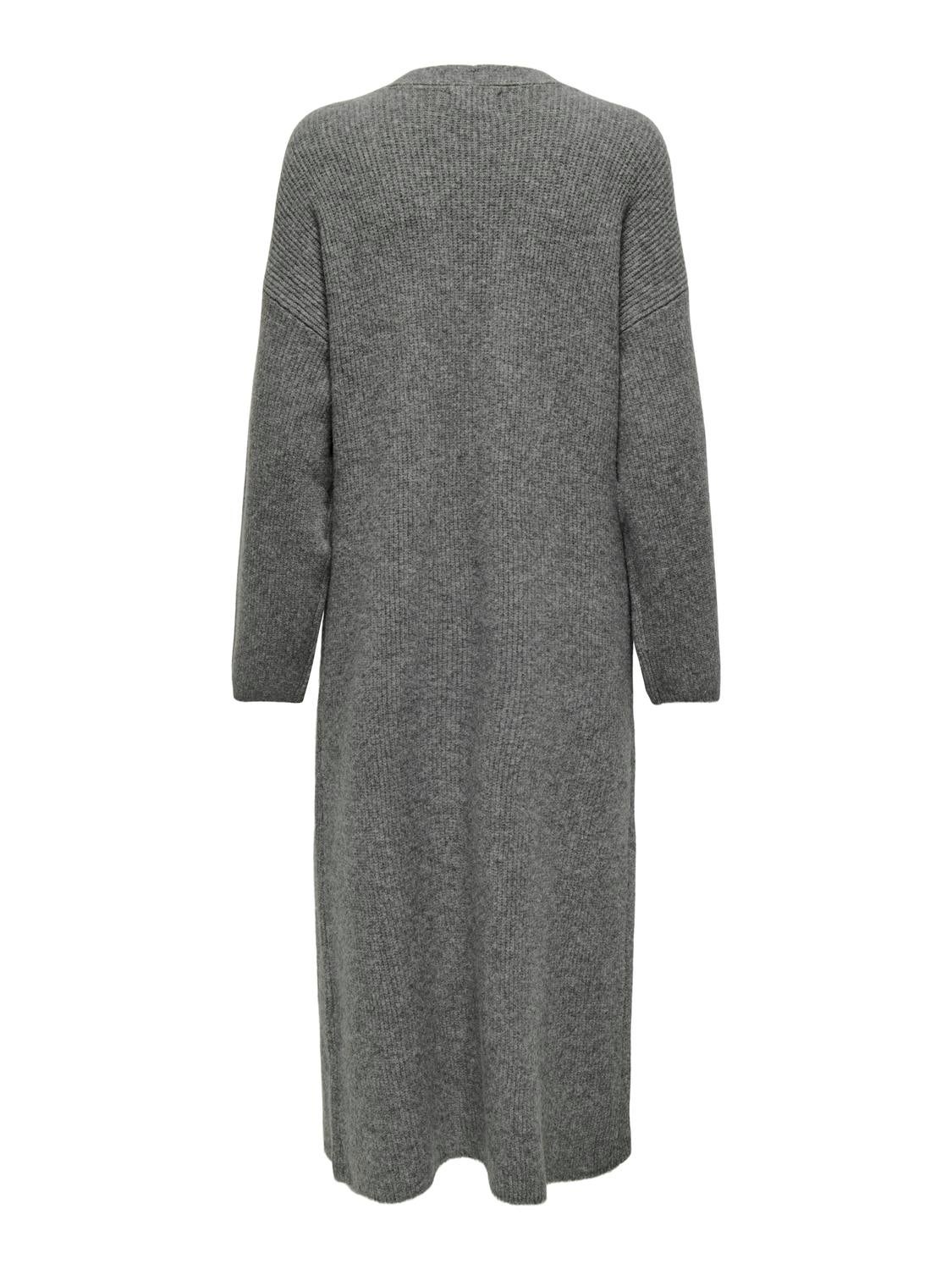 ONLALPHA Strickjacke Medium Grey Melange