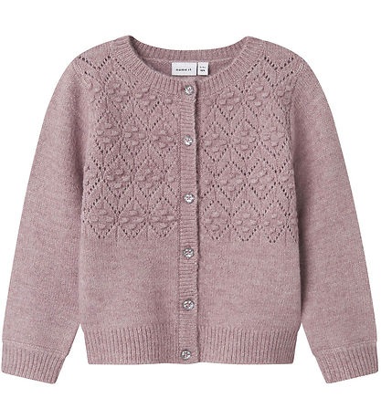 Name It Cardigan - Strick - NmfBatrille - Elderberry