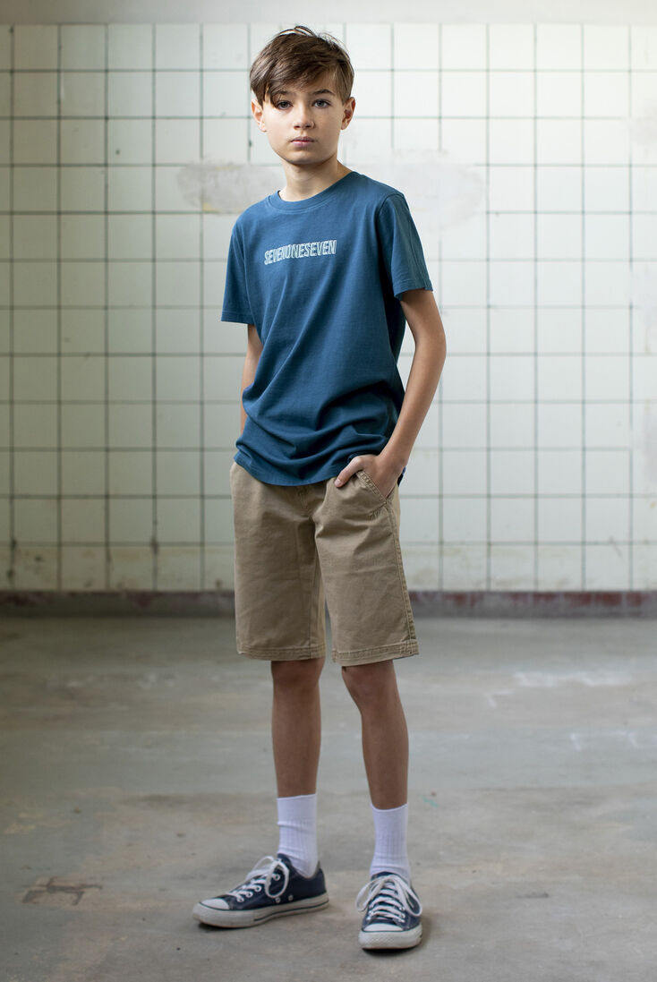 SEVENONESEVEN blauwe sevenoneseven t-shirt t-shirt short sleeves