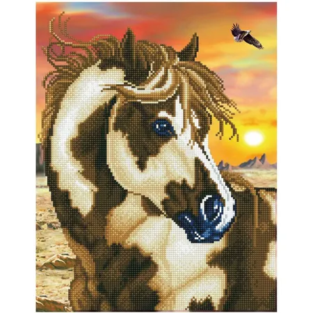 Pracht Diamond Dotz Pferd, ca. 35,5 x 45,7 cm groß