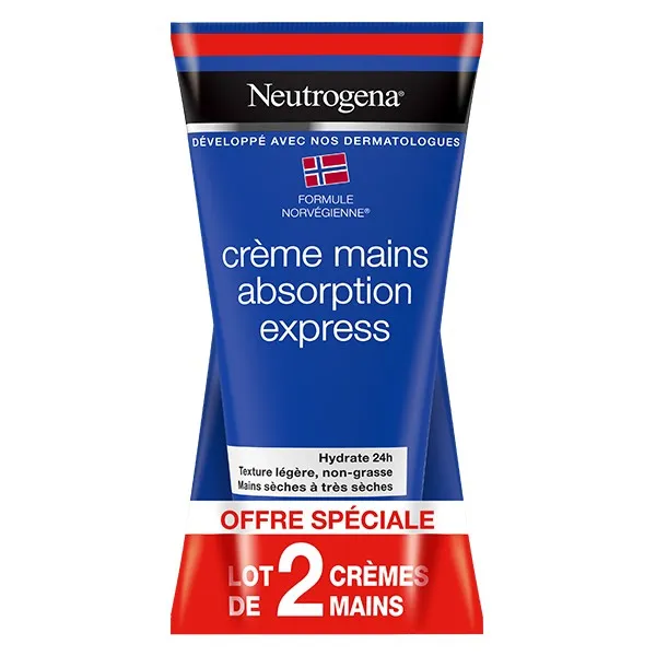 Duo Crème Mains Absorbtion Express - 2x75ml