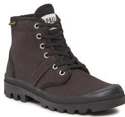 Palladium - PALLABROUSSE - Laarzen - Zwart - Katoen - Rubber Zool