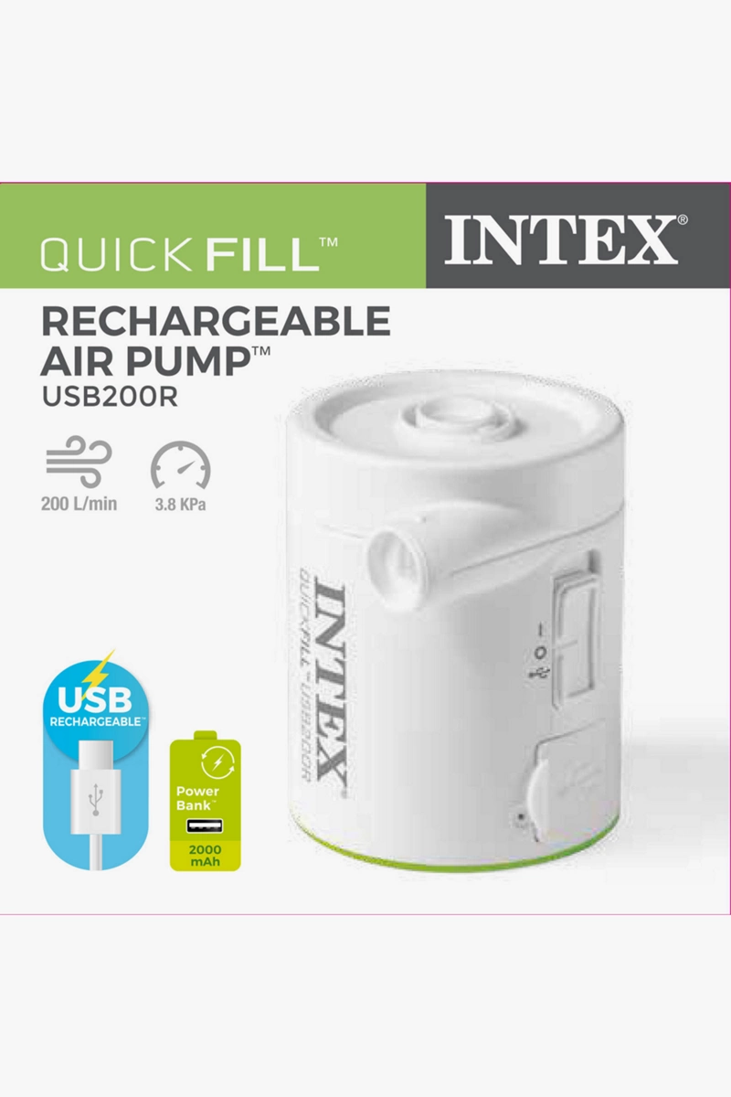 Intex Quickfill USB 200R Rechatgeable Air Pumpe