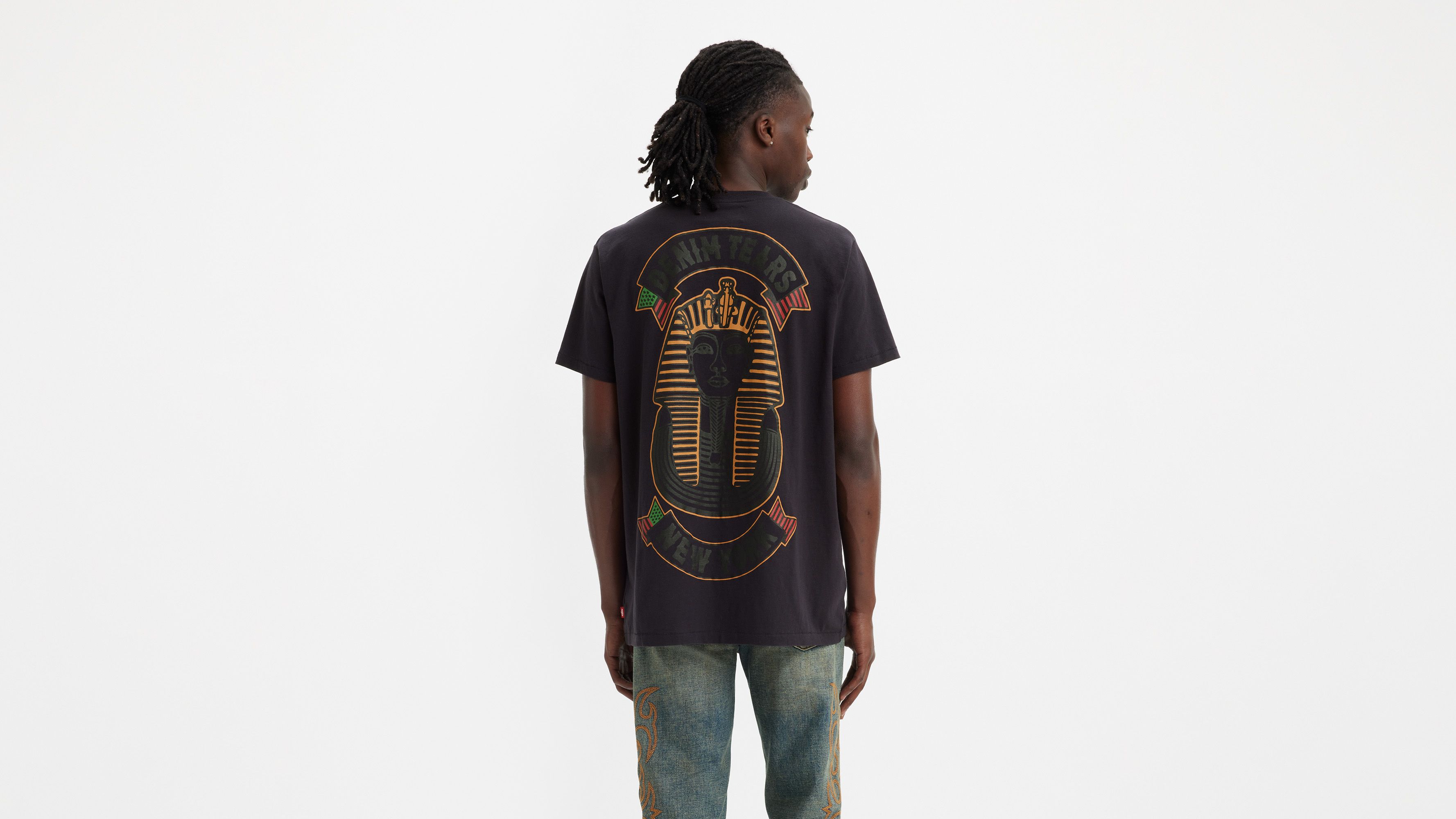 T-shirt Longest Ride Levi's® x Denim Tears - Black - Noir