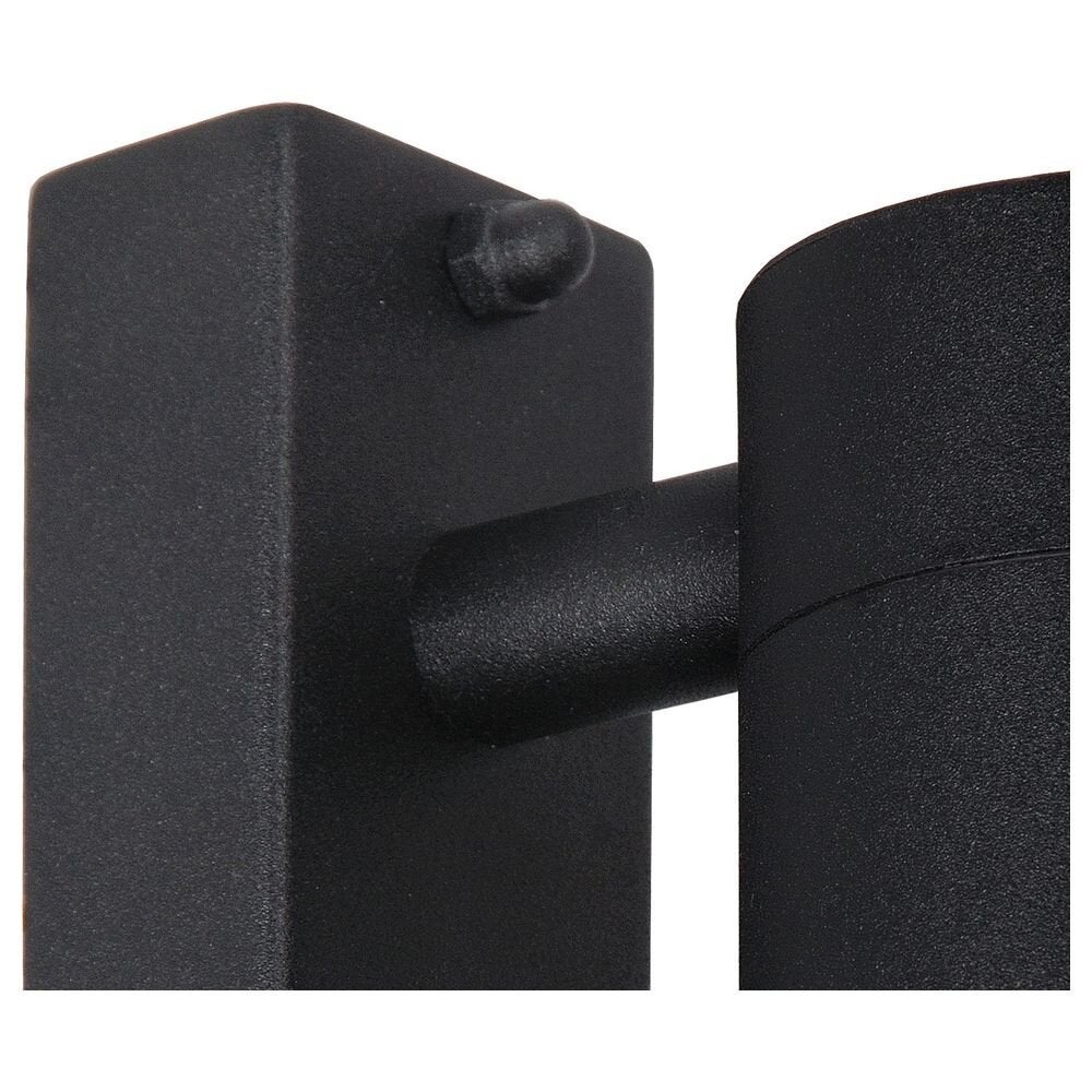 LED-wandlamp voor buiten met één lamp, Arne, zwart, GU10, 5W
