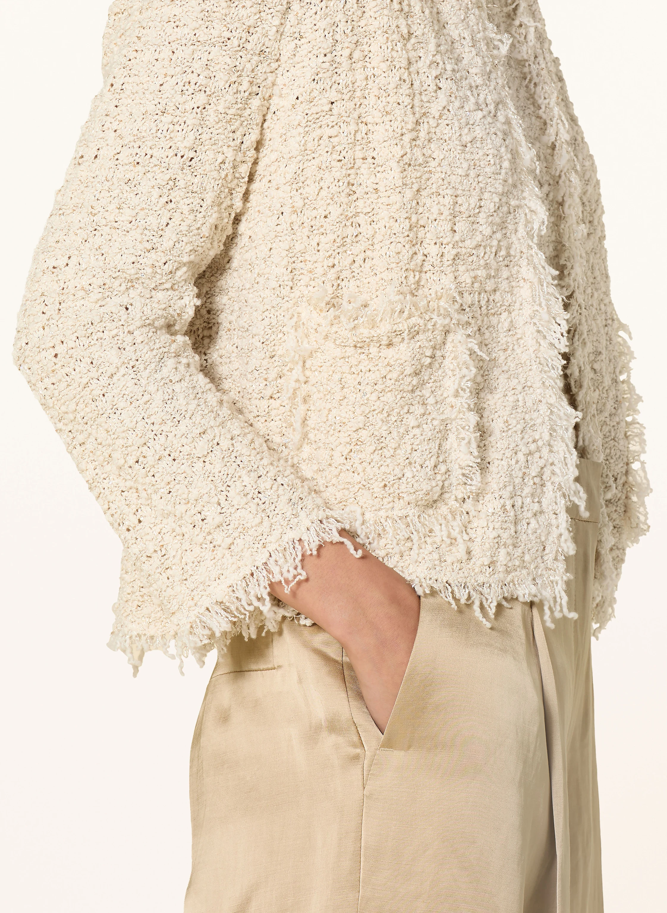 MARC CAIN Strickhülle mit Pailletten