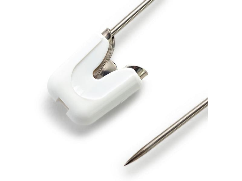 Prym Sicherheitsnadel Weiss, 55 mm Baby-Sicherheitsnadeln mit Kindersicherung