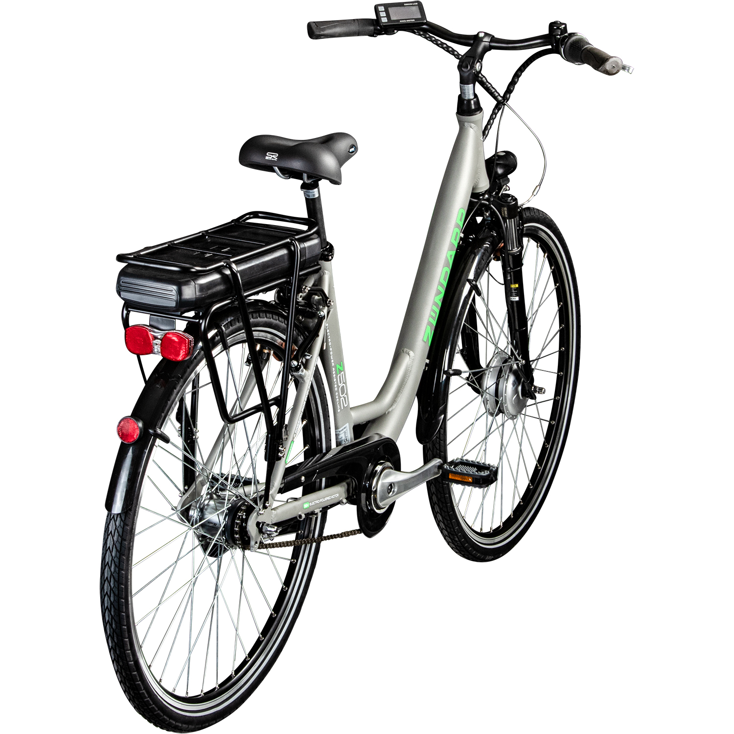 Zündapp Elektro Hollandrad Z502 - grau-grün - 28