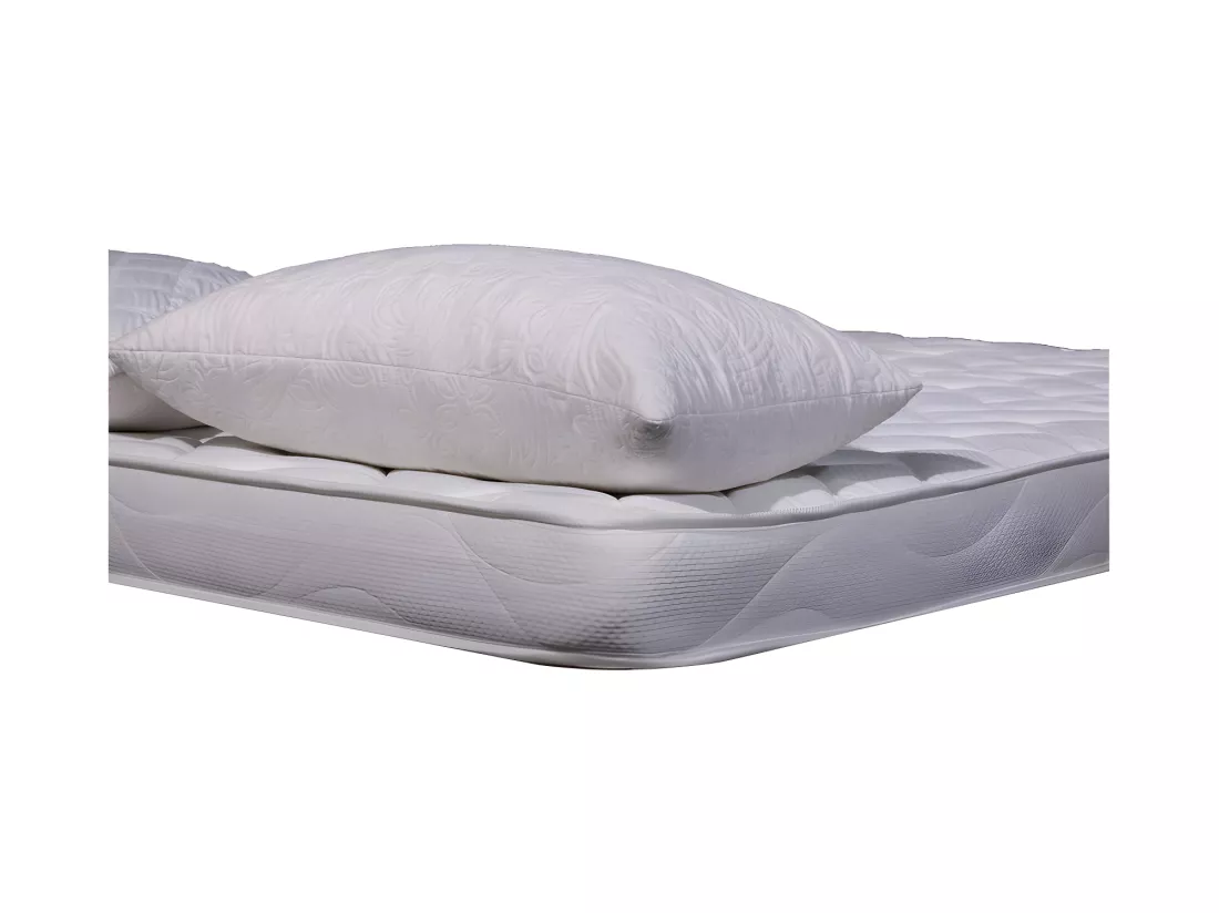 Matelas mousse ECO - 140x190cm et 2 Oreillers accueil mémoire de forme 50x70cm - mousse - 14 cm