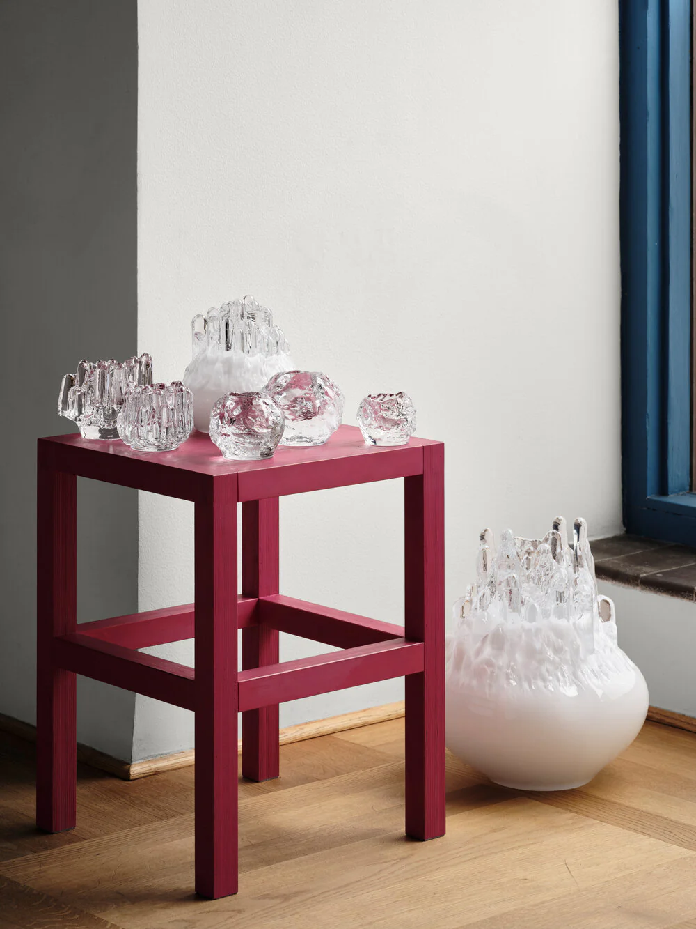 Kosta Boda  Snowball votive lysestage, Clear - H7 cm
