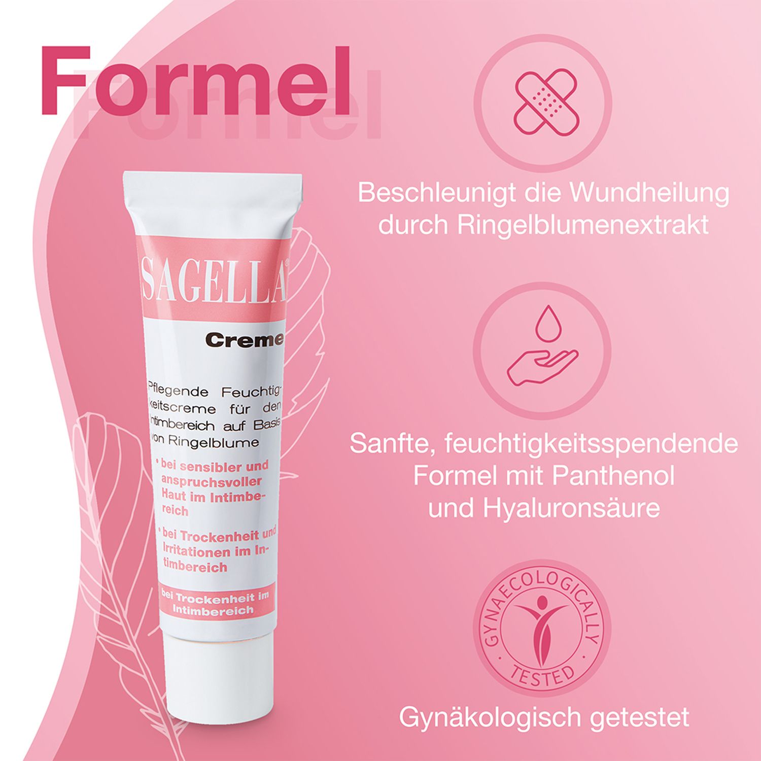 SAGELLA Creme: Feuchtigkeitscreme für die Intimpflege - bei Scheidentrockenheit