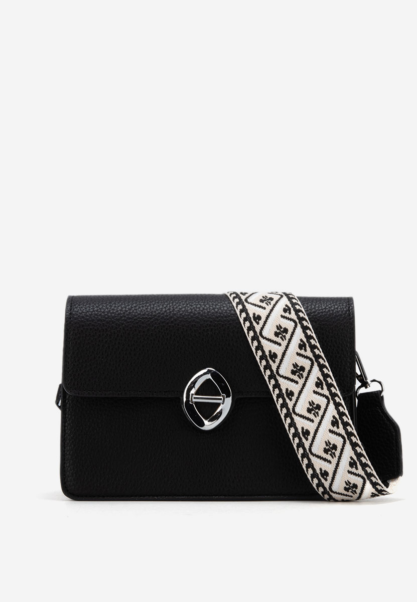 Sac bandoulière femme noire Giselle