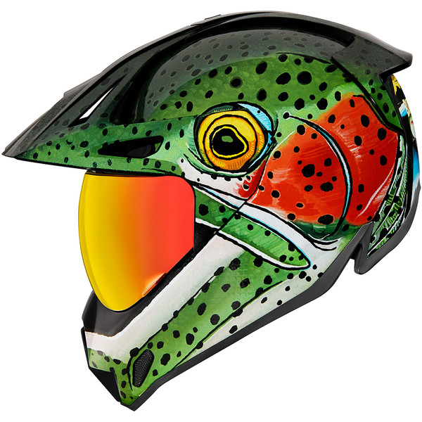 Icon - Casque Variant Pro Bug Chucker™ Vert / Rouge / Noir