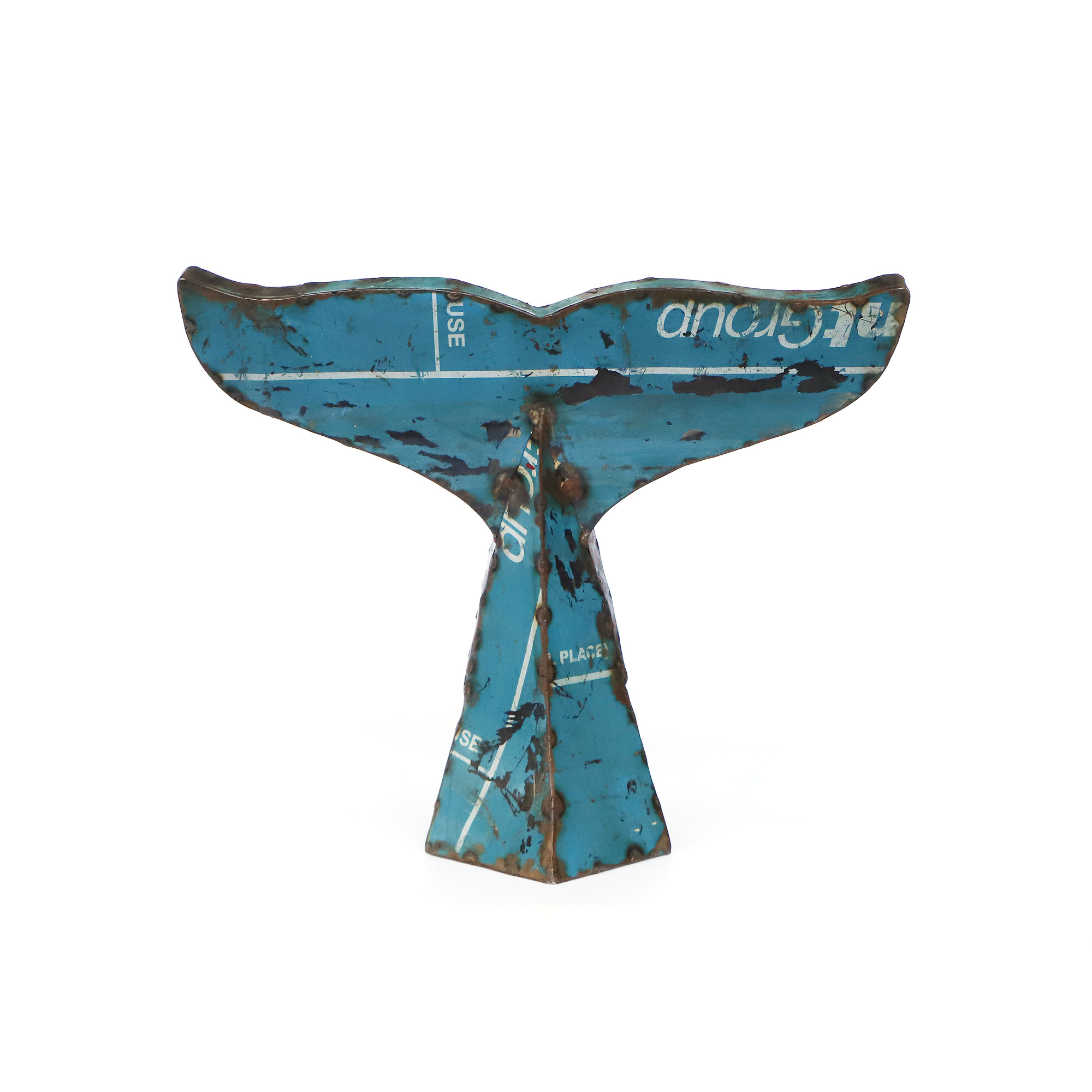 Metallfigur 'Walflosse', B 37 cm, L 12 cm, H 30 cm von fischer's lagerhaus