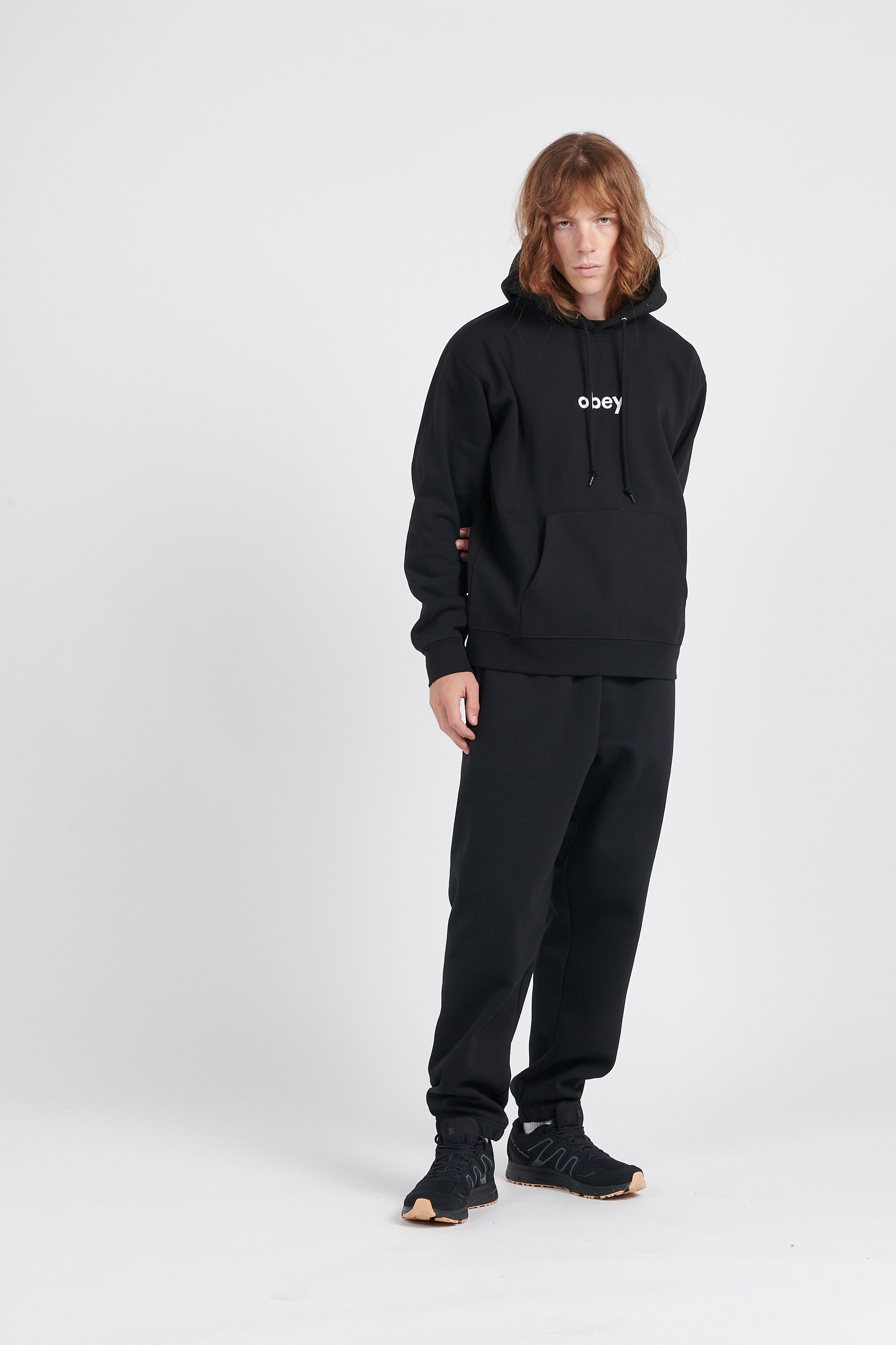 OBEY Hoodie OWERCASE HD BK Noir