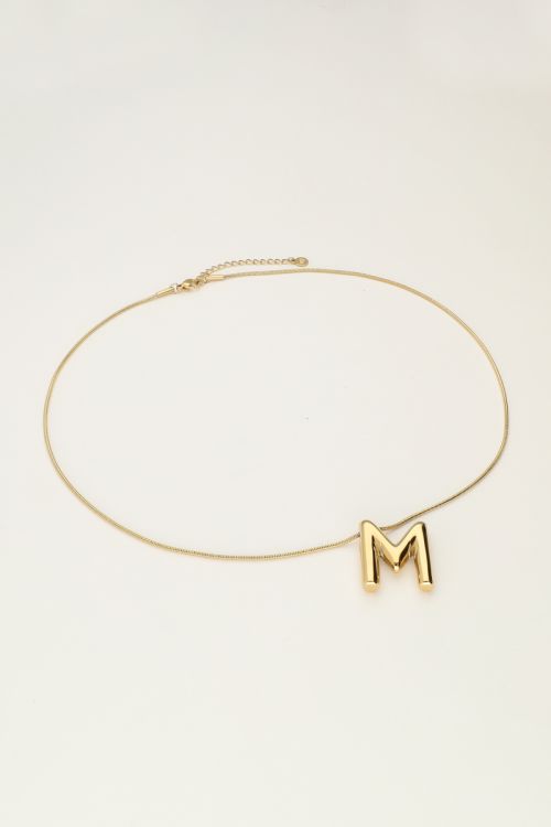 Bold ketting met initial