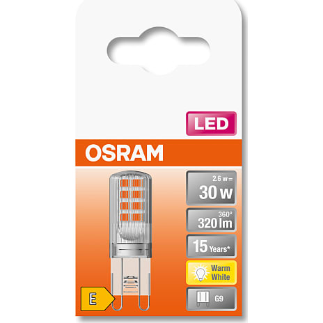 Osram LED pin 2,6W - varmt hvidt lys