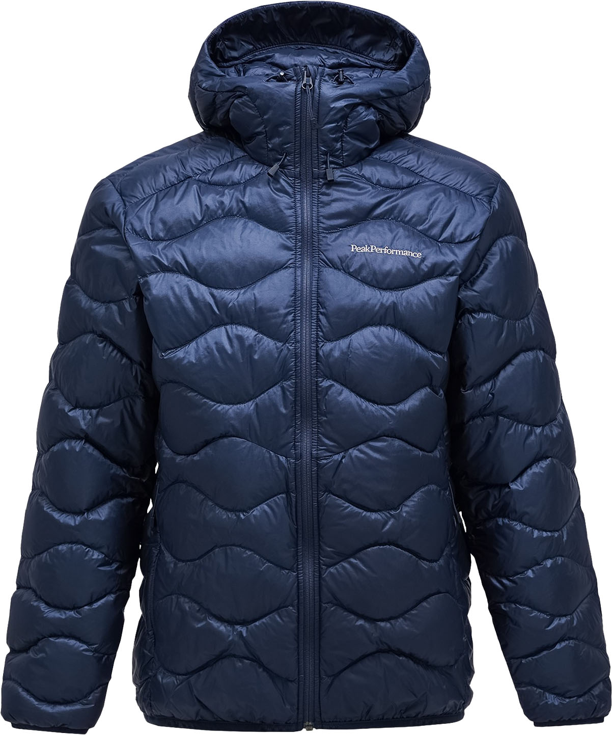 Helium Down Hood Jacket Herre Blue Shadow