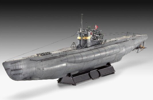 Revell - German Submarine Type Vii C/41 Ubåd Byggesæt - 1:144 - 05100