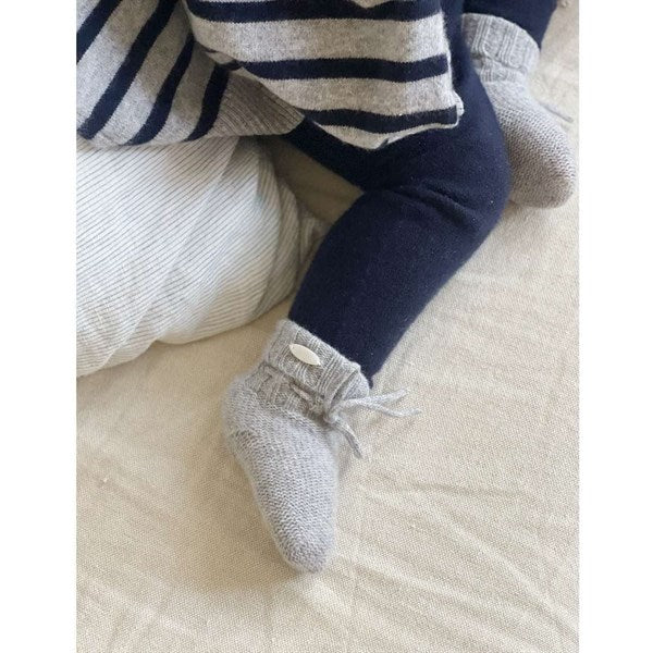 Navy Bailey Cashmere Strik Leggings