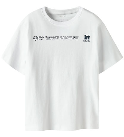 Name It T-Shirt - NkmHold - Bright White