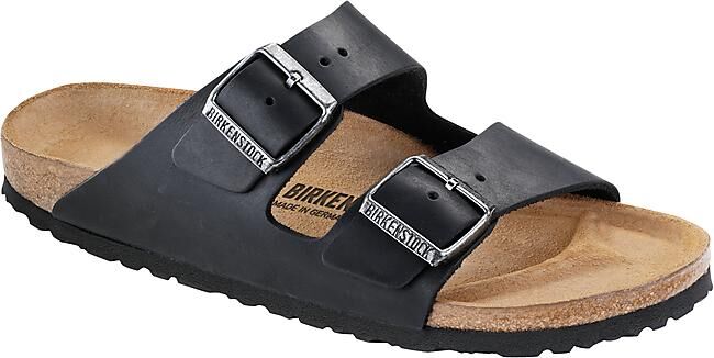 BIRKENSTOCK - SLIDE ARIZONA LEOI BLACK NARROW
