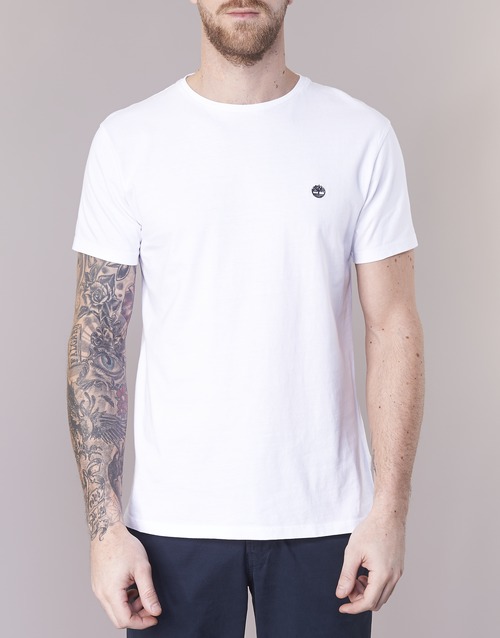 Timberland - SS DUNSTAN RIVER CREW TEE - Blanc