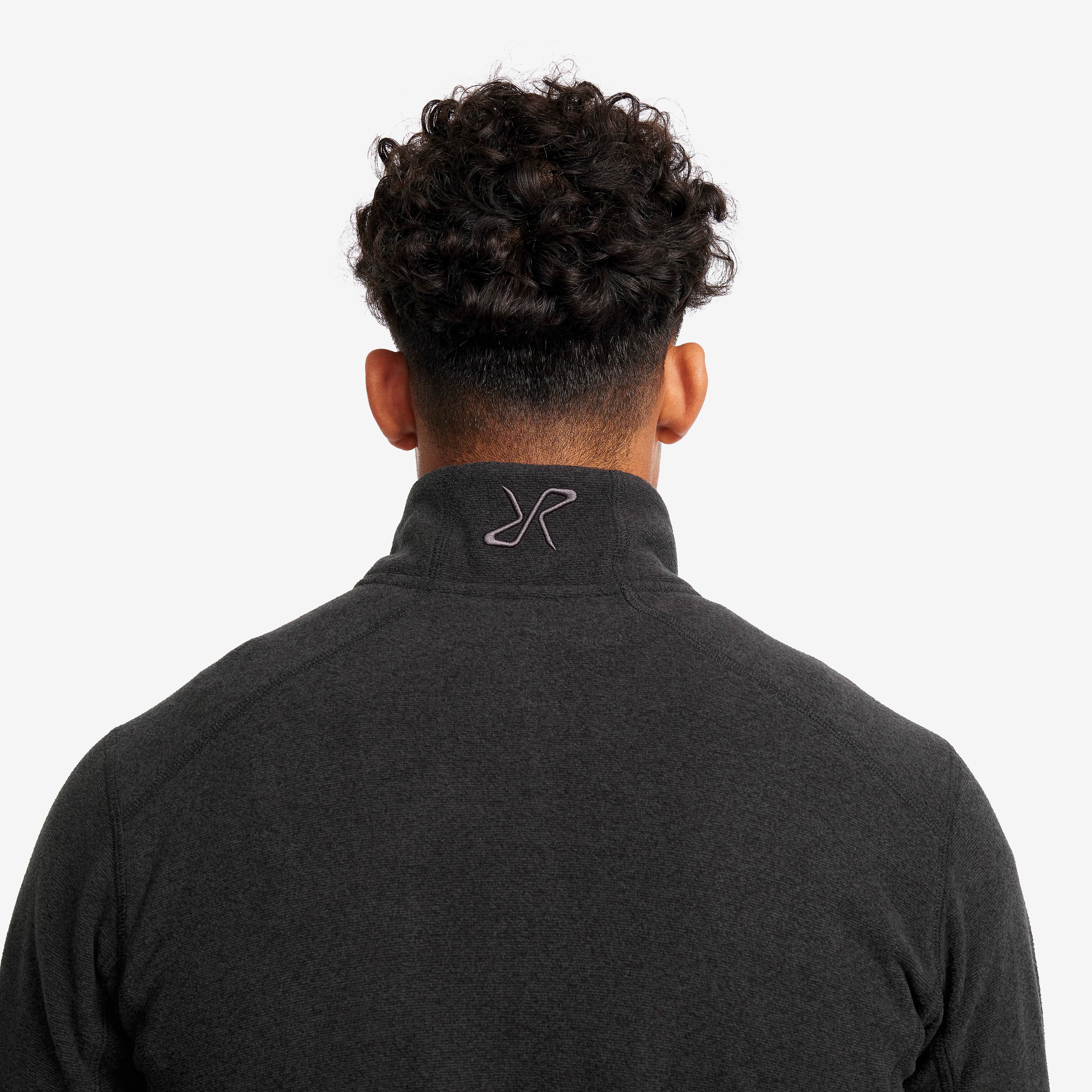 Essential Full-zip Fleece Herre Black