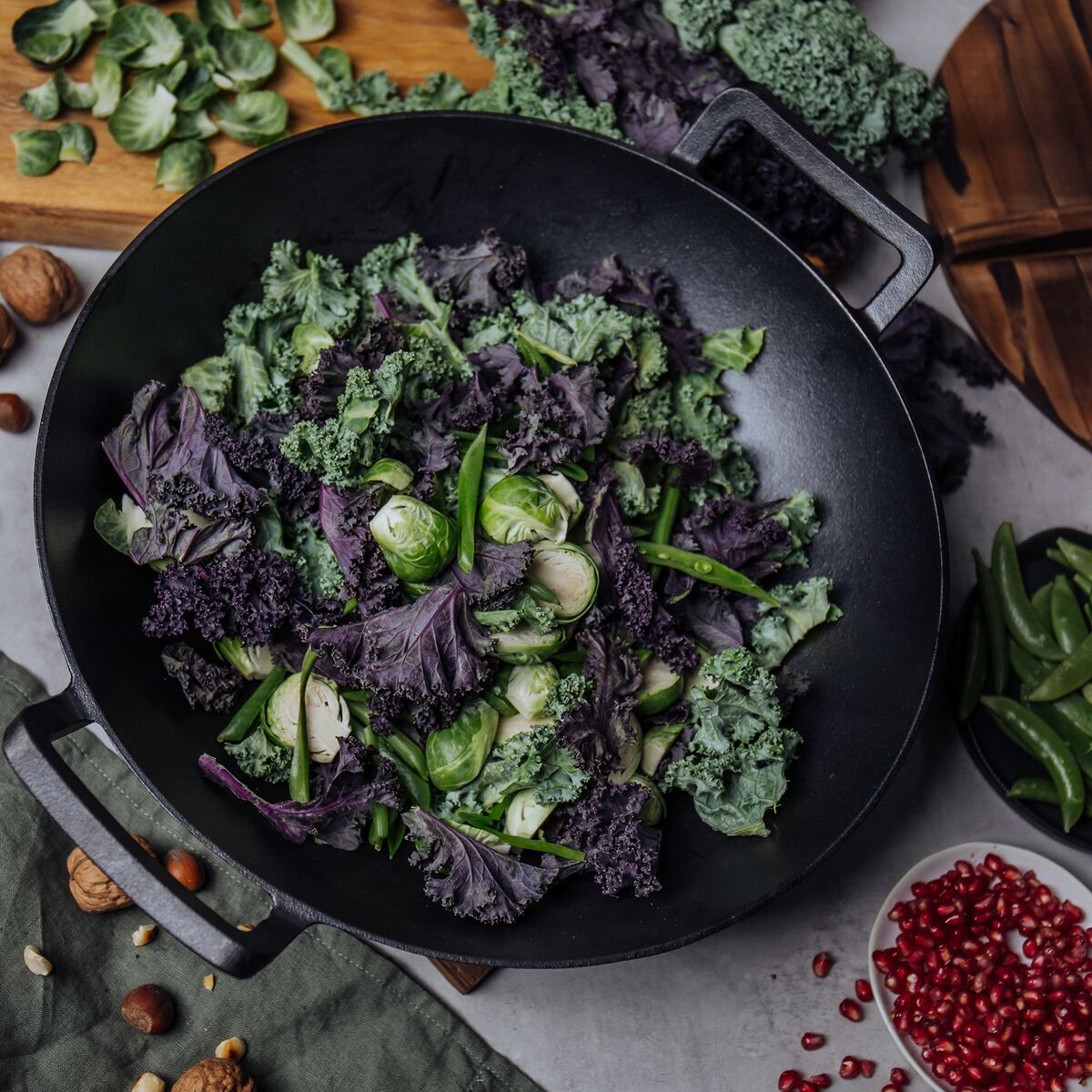 Satake Wok Støpejern