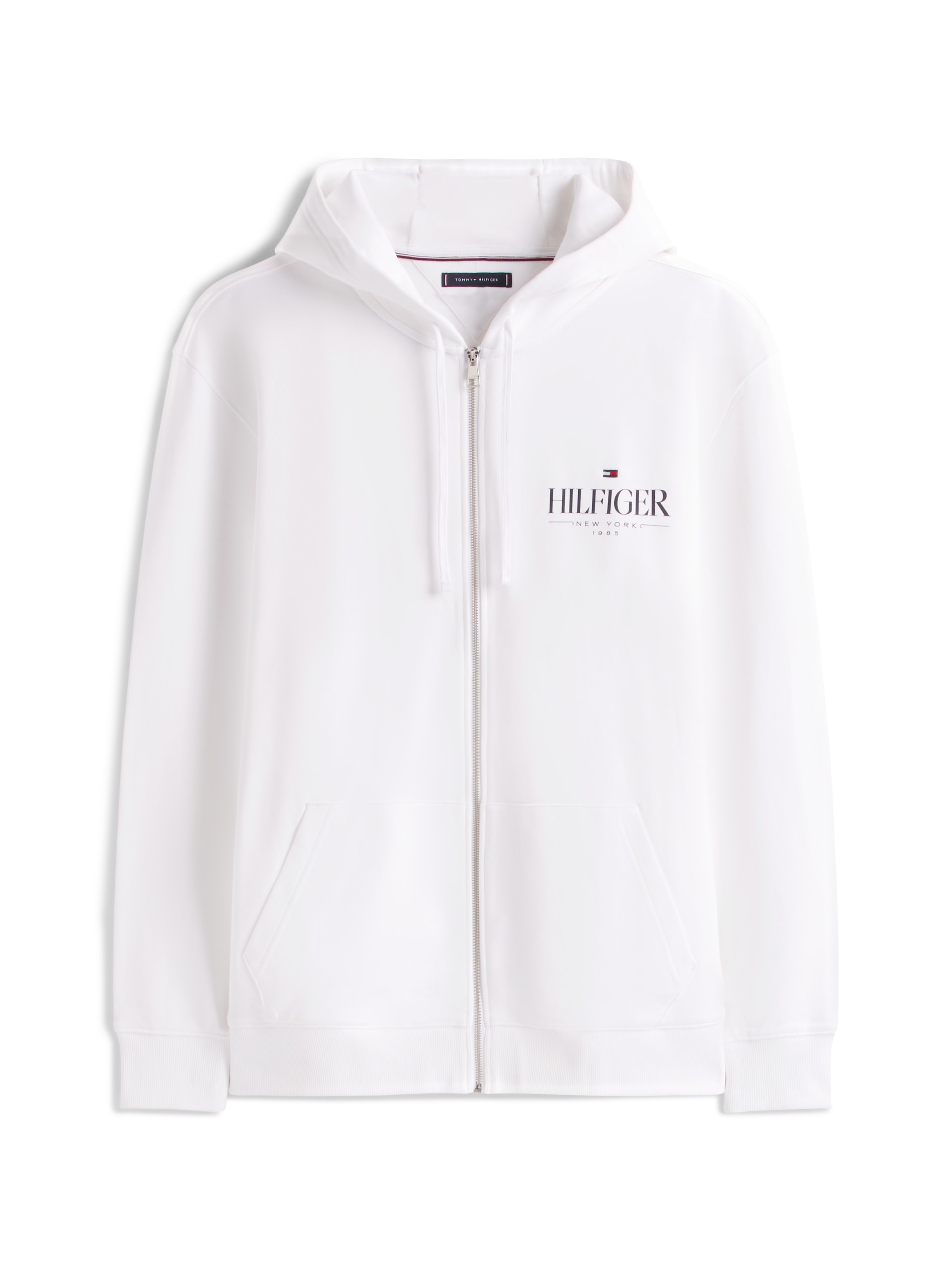Tommy Hilfiger Big & Tall Kapuzensweatjacke »BT-HILFIGER STACKED HOODED ZIP-B«, Grosse Grössen
