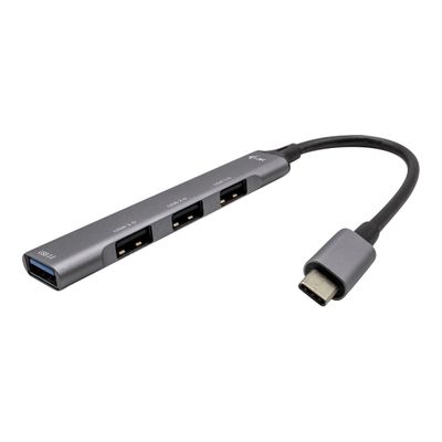 i-Tec - Hub - 1 x SuperSpeed USB 3.0 + 3 x USB 2.0 - de bureau
