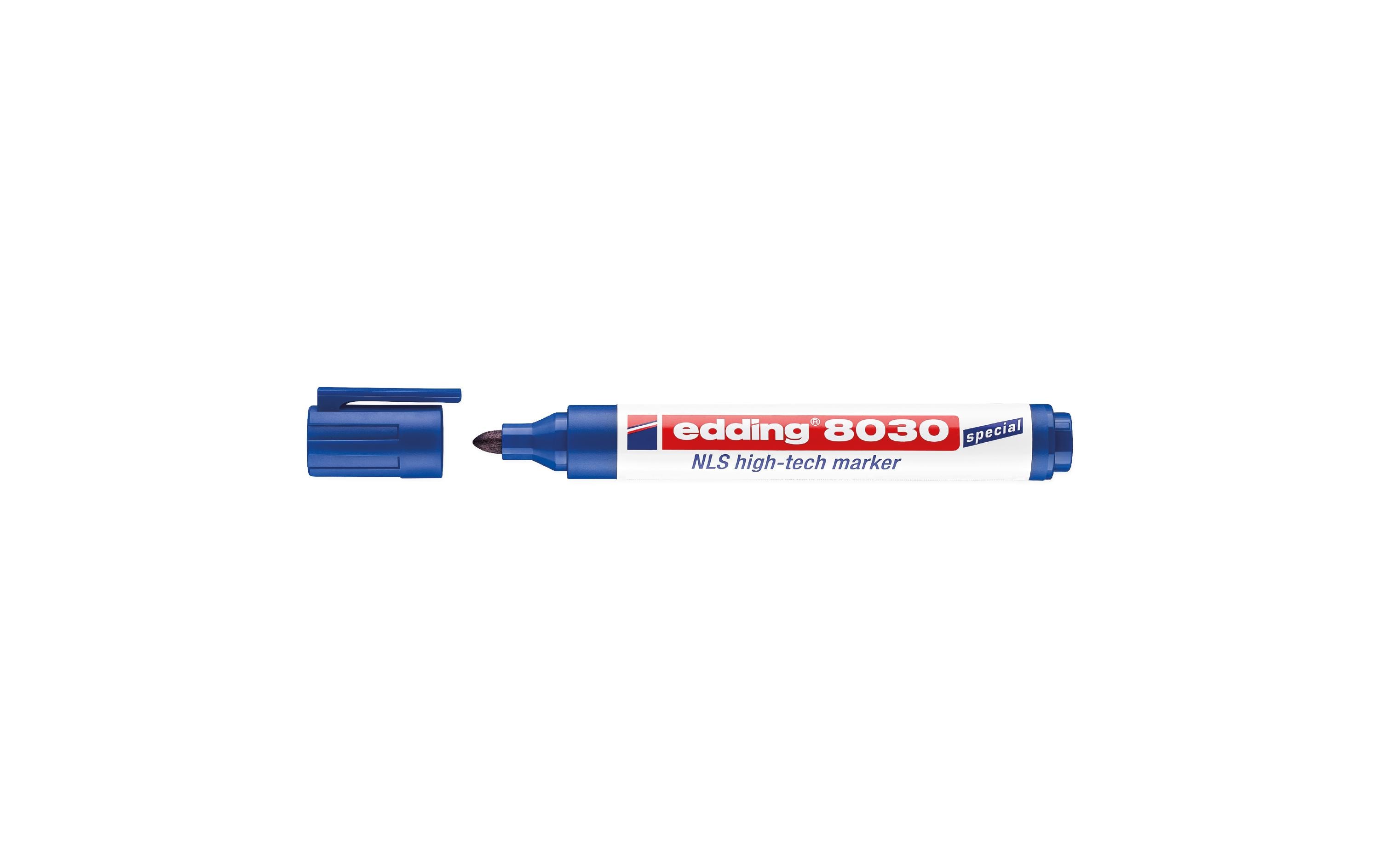 Permanent-Marker NLS 8030 BlauHigh-Tech-Marker zur korrosionsarmen Markierung