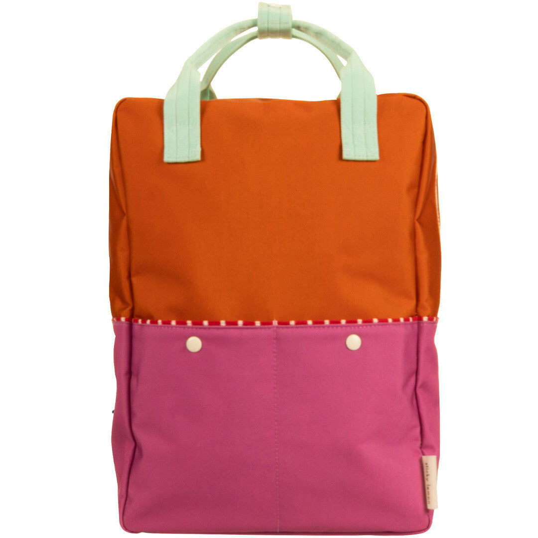 Sticky lemon rugzak - gravel orange - pink