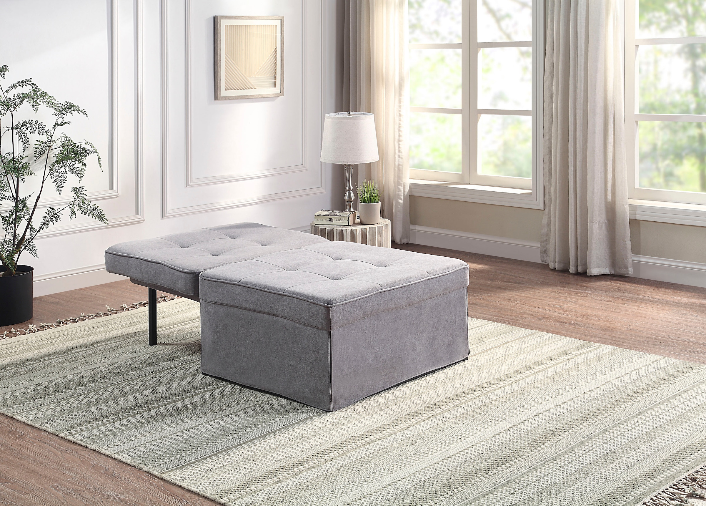 ATLANTIC home collection Schlafsofa »Finn« wandelbar zum Loungesessel, Relaxliege und Gästebett, inkl. Kissen
