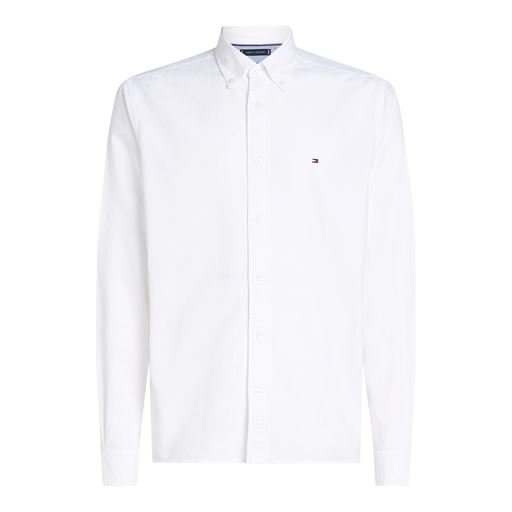 Tommy Hilfiger Soild Heritage Oxford Skjorte, Optic White, L