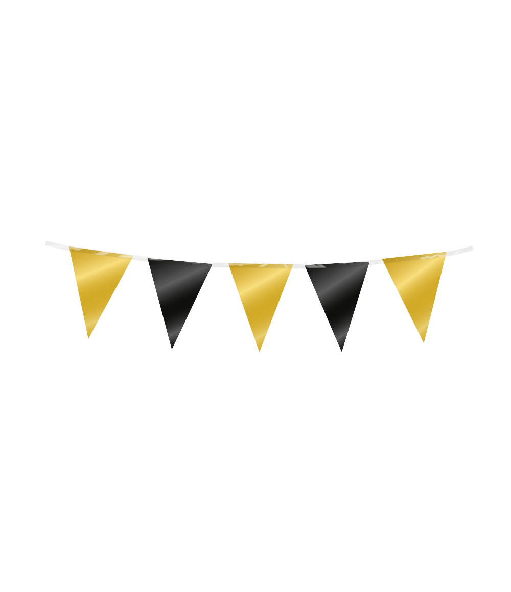 Zwart Gouden Slinger Mini Folie 3m