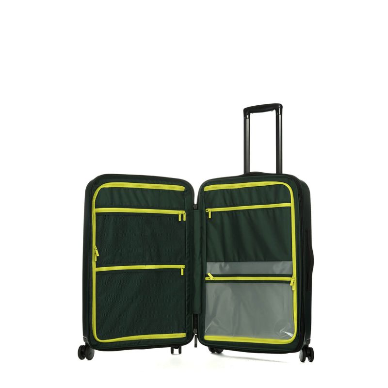 Valise cabine rigide Pure Mate Extensible 55 cm Vert foncé