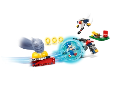 LEGO Sonics krachtmeting bij het kampvuur (77001)