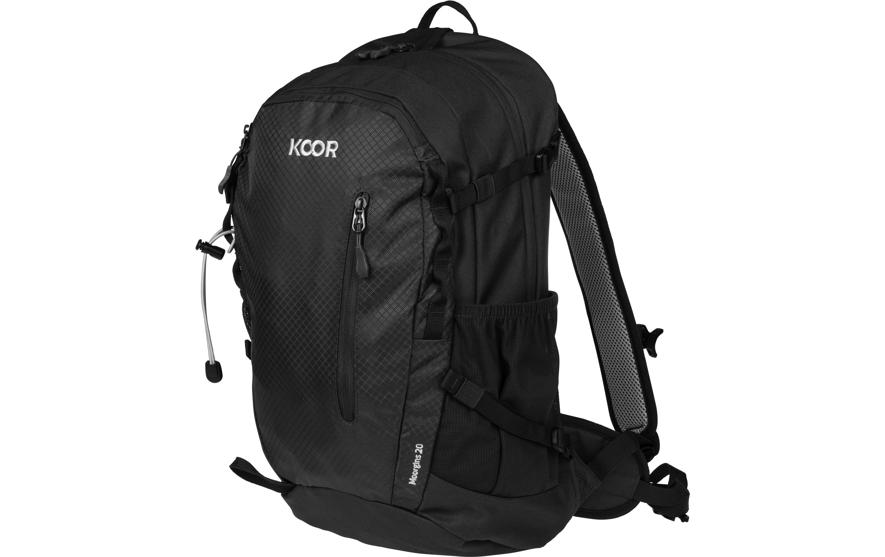 Wanderrucksack Moorgins 20 l, SchwarzFunktionaler und bequemer Bergrucksack für das ganze Jahr