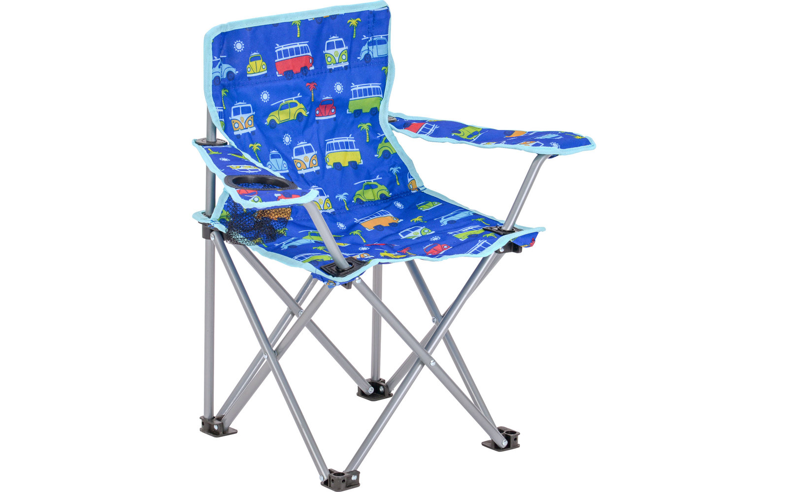VW Collection T1 Bulli Campingstuhl für Kinder Blau