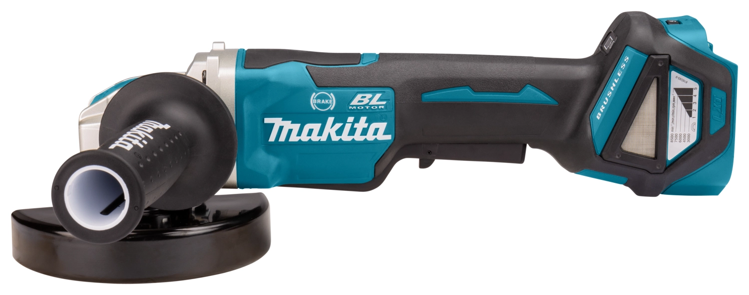 Makita DGA519Z 18V Li-Ion Accu haakse slijper body - X-Lock - 125mm - koolborstelloos
