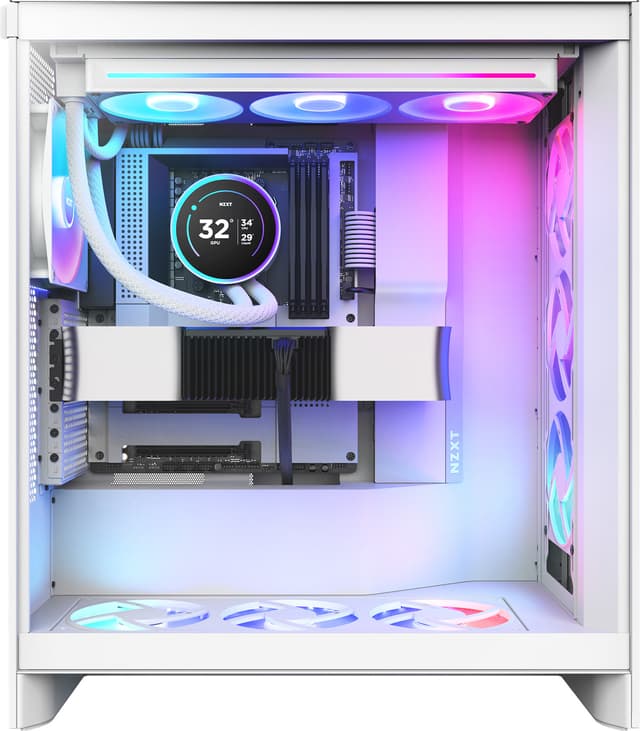 NZXT Kraken 360 Elite V2 RGB CPU-væskekøler (hvid)