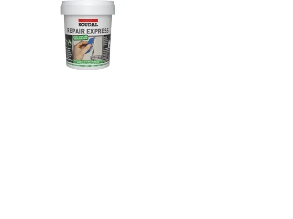 SOUDAL Repair Express Plaster er en højkvalitets letvægtsfiller 900ml, reparation/udfyldning af revner og skruehuller i vægge og lofter