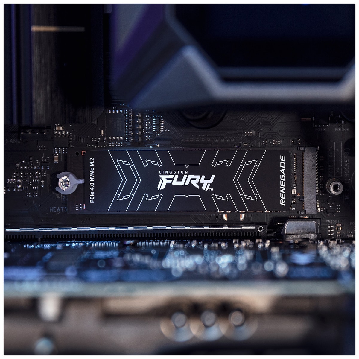 Kingston FURY Renegade NVMe intern SSD med kjøleribbe (500GB)