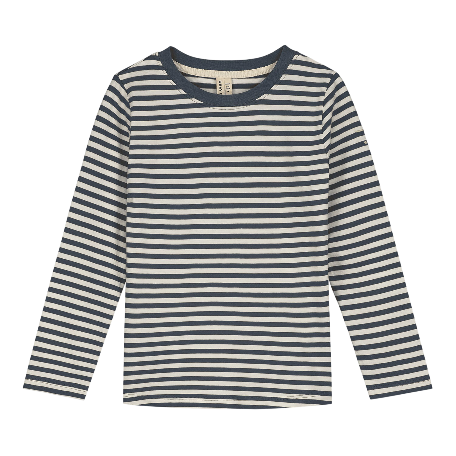 Langarmshirt Blue Grey Cream