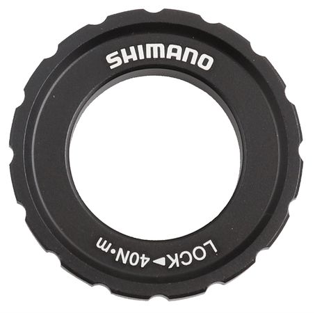 CENTERLOCK LOCKRING mit Aussenverzahnung für Steckachsen und Schnellspanner  schwarz