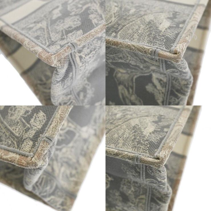 Dior Vintage Dior Book Tote Grey
