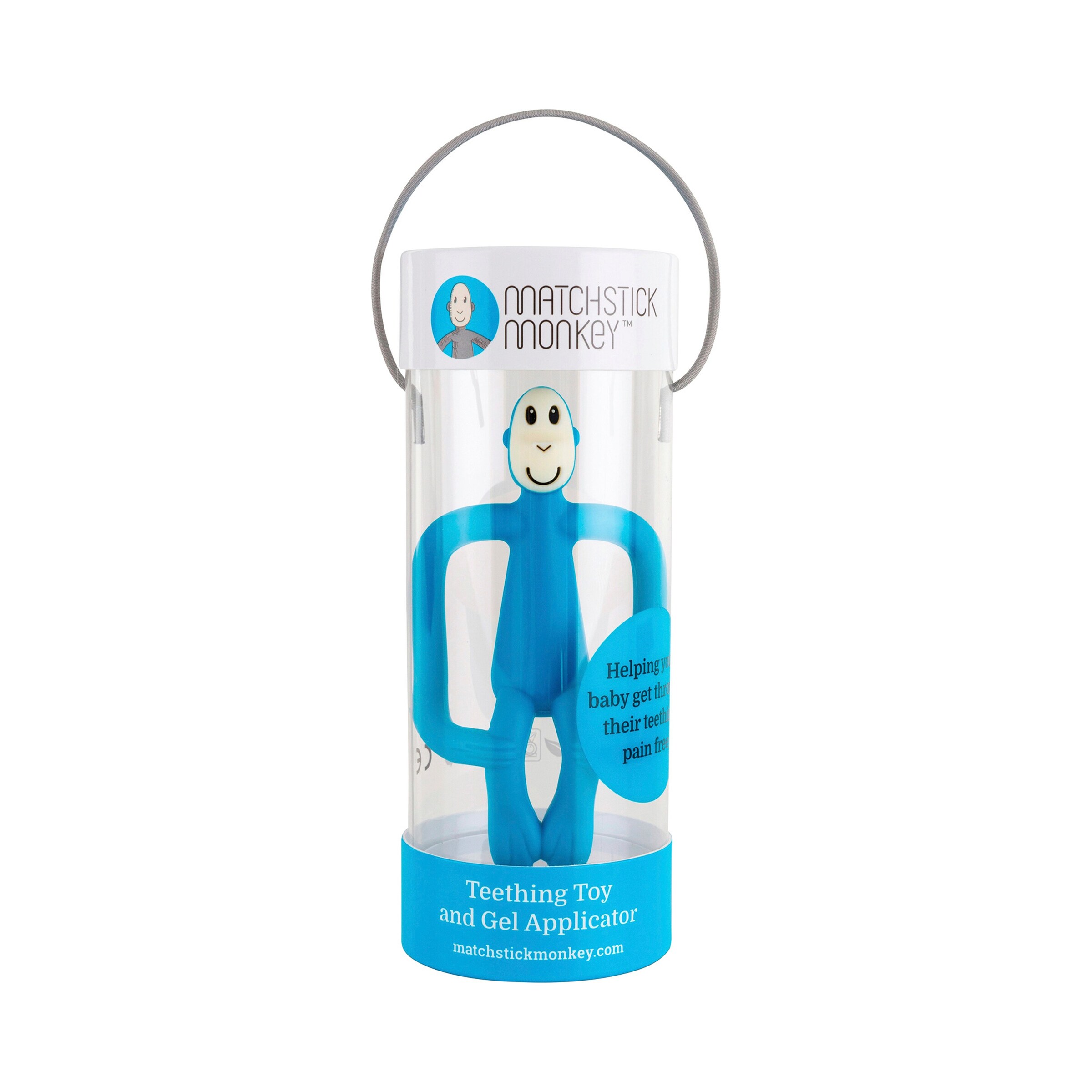 Matchstick Monkey Zahnungshilfe Monkey blau